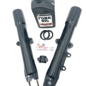 77 Cycles SoftTail Fork Lowers, Sliders, Legs 41mm Single Disk OEM# G592-R (L) Fits 00-06 softtails 