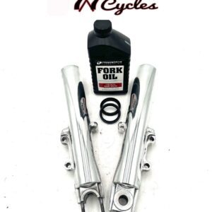 77 Cycles 00-13 Polished Aluminum Harley touring Fork Lowers 41mm OEM G5B3-10-R (L)