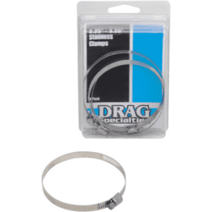DRAG SPECIALTIES Worm Clamp Stainless Steel - 2.25"-3.25" 1861-0673