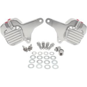 GMA ENGINEERING BY BDL GMA-200FDD Custom Billet Aluminum Front Brake Caliper - Dual Disc - Clear Anodized 1701-0233